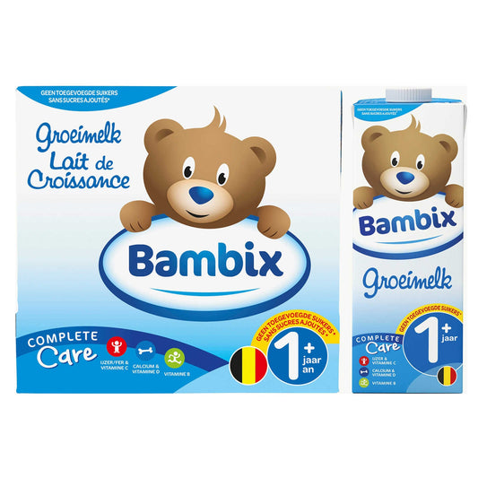 Lait de croissance | Nature | 1+ | 1,95 €/l | 6 x 1 l