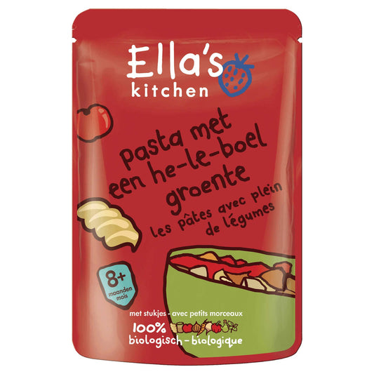 Repas | Pâtes aux légumes | 8M | Bio | 14,68 €/kg | 190 gr