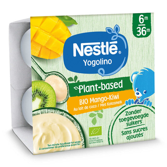 Dessert | Végétal | Mangue Kiwi | dès 6 mois | Bio | 10,97 €/kg | 4 x 90 gr
