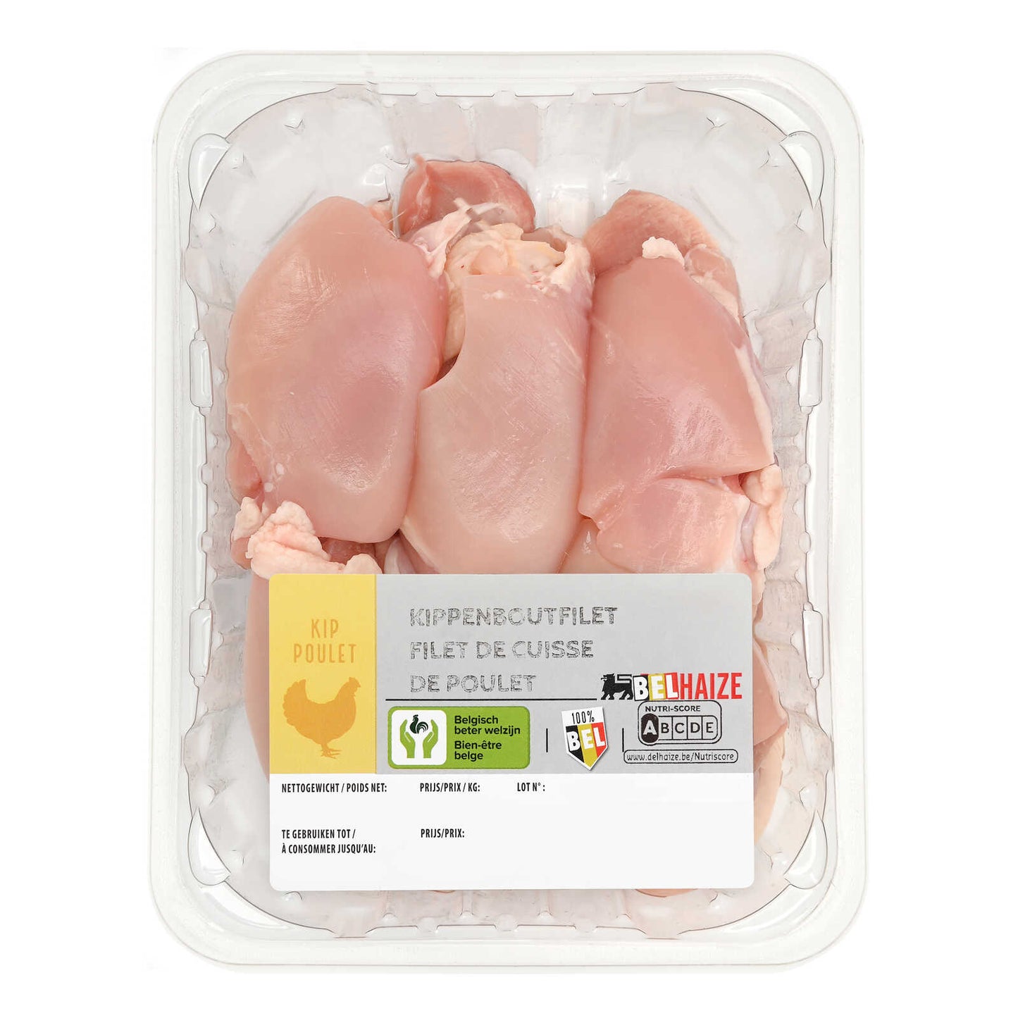 Filet | Cuisse de poulet | BEB | +/- 6,40 € | +/- 500 gr