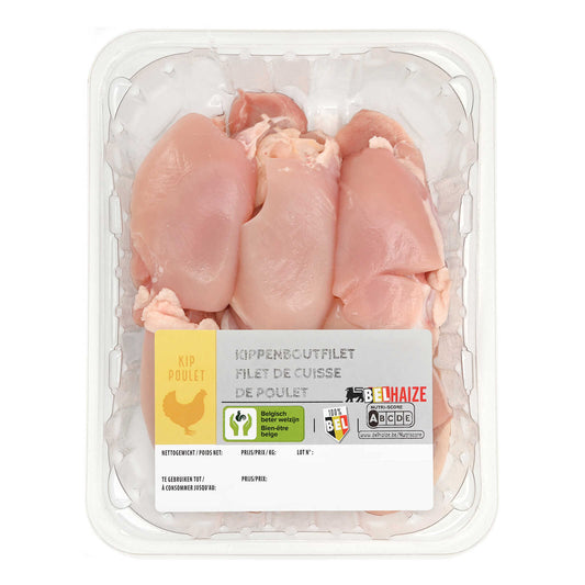 Filet | Cuisse de poulet | BEB | +/- 6,40 € | +/- 500 gr