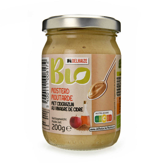 Moutarde | Vinaigre de cidre | Bio | 7,95 €/kg | 200 gr