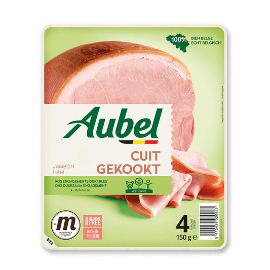 Jambon Cuit | 4 Tranches | 33,27 €/kg | 150 gr