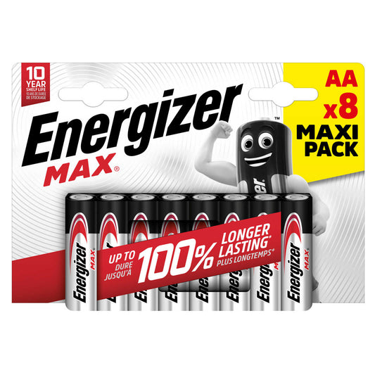 Piles | Max | AA | LR06 | Maxi Pack | 1,65 €/pc | 8 pc