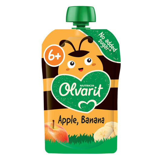 Gourde | Pomme Banane | 6M | 12,90 €/kg | 100 gr