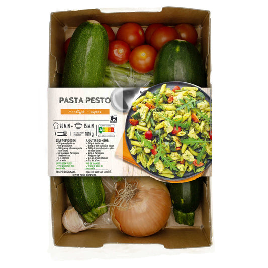 Boîte de repas | Pasta pesto | 5,79 €/kg | 1,017 kg