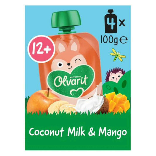 Gourde | Smoothie Coco Mangue | 12M | 12,48 €/kg | 4 x 100 gr