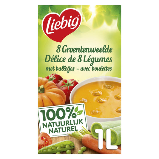 Soupe | Délice 8 légumes-Boulettes | 4,15 €/l | 1 l