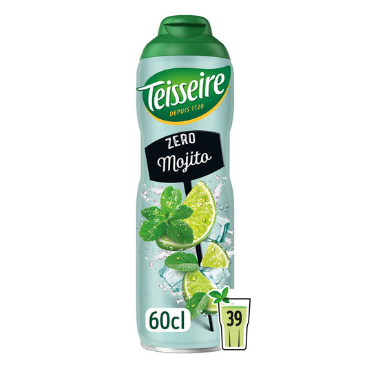 Sirop | Mojito | Zéro Sucres | 11,58 €/l | 60 cl