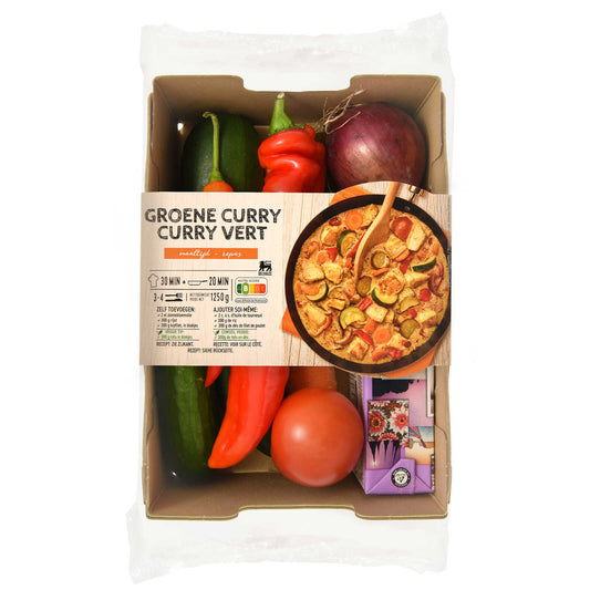 Boîte de repas | Curry vert | 7,36 €/kg | 800 gr