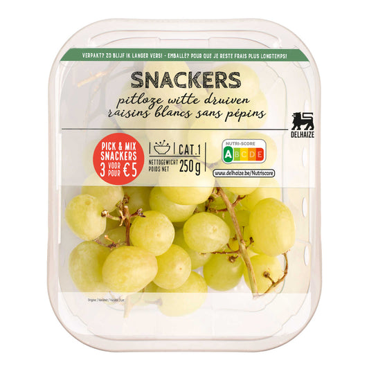 Raisin | blanc | sans pepins | 8,36 €/kg | 250 gr