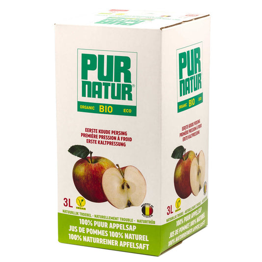 Jus de pommes | BIB | Bio | 3,83 €/l | 3 l