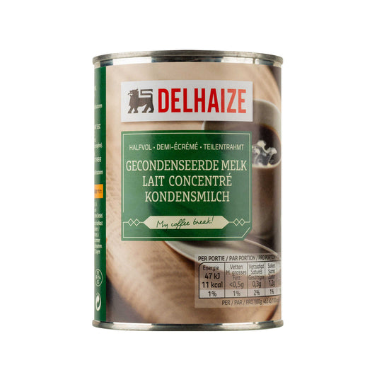 Lait | Concentré | Demi-écrémé | 4% | 4,69 €/l | 38,2 cl