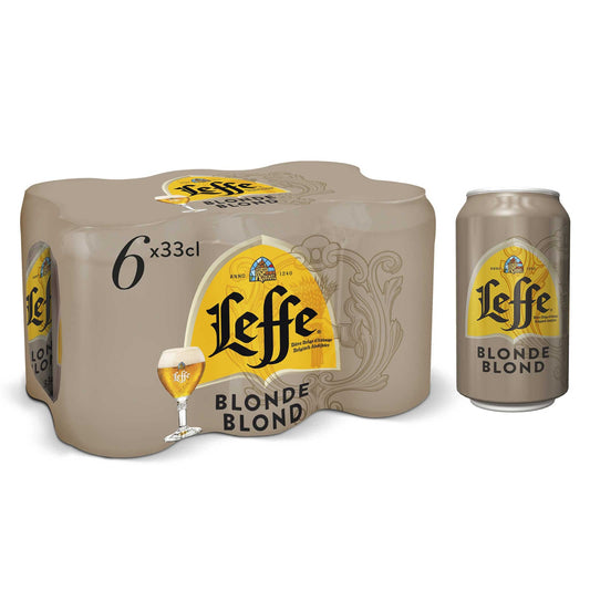 Bière d'abbaye | Blonde | 6,6% alc | Canette | 4,69 €/l | 6 x 33 cl